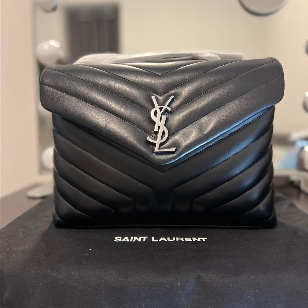 Brand new YSL Lou Lou Medium Black with Silver.